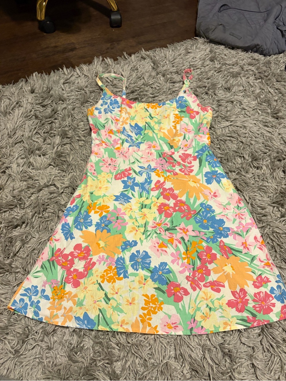 Old Navy Multicolor Floral Sundress in Pink, Green, Blue, Yellow